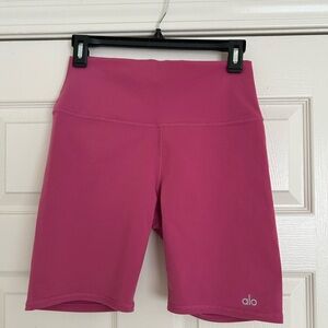 ALO pink Biker shorts size M